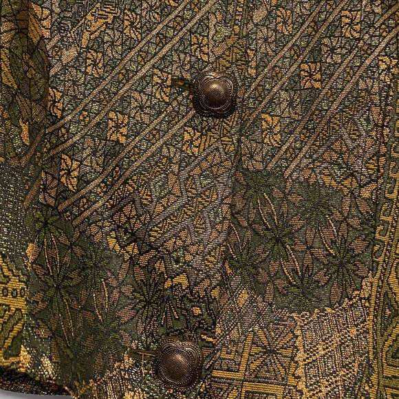 Vintage Brian Bailey Cropped Metallic Blazer - Picture 3 of 5